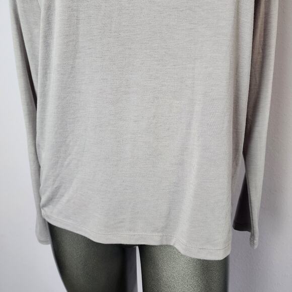 Apana Yoga Lifestyle Pale Purple Keyhole Tie Back Activewear Tunic | Womens Med - Picture 4 of 16